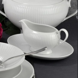 Omáčnik porcelánový DALIA biely 400 ml (1ks)