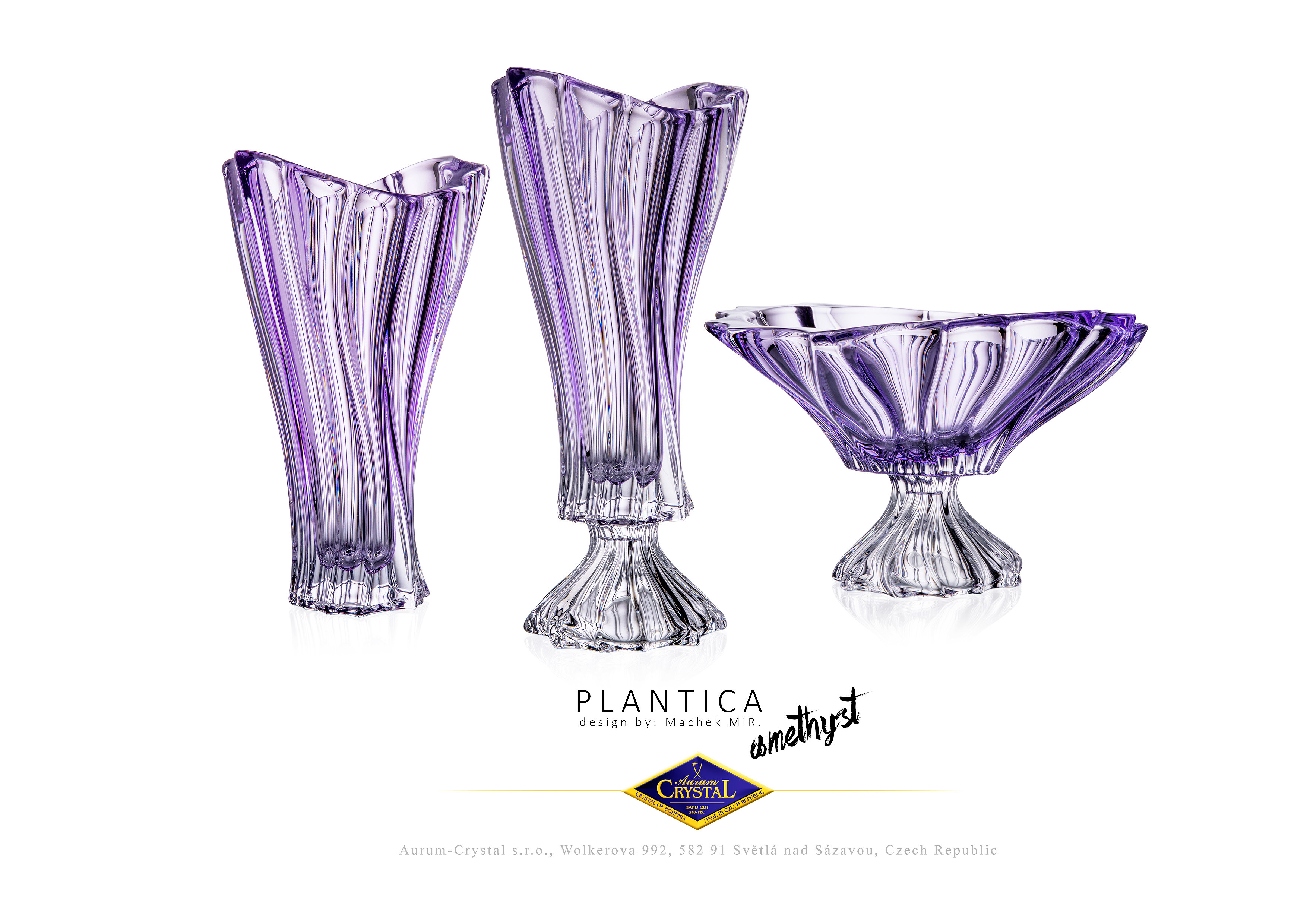 Aurum Plantica misa 22 cm Amethyst