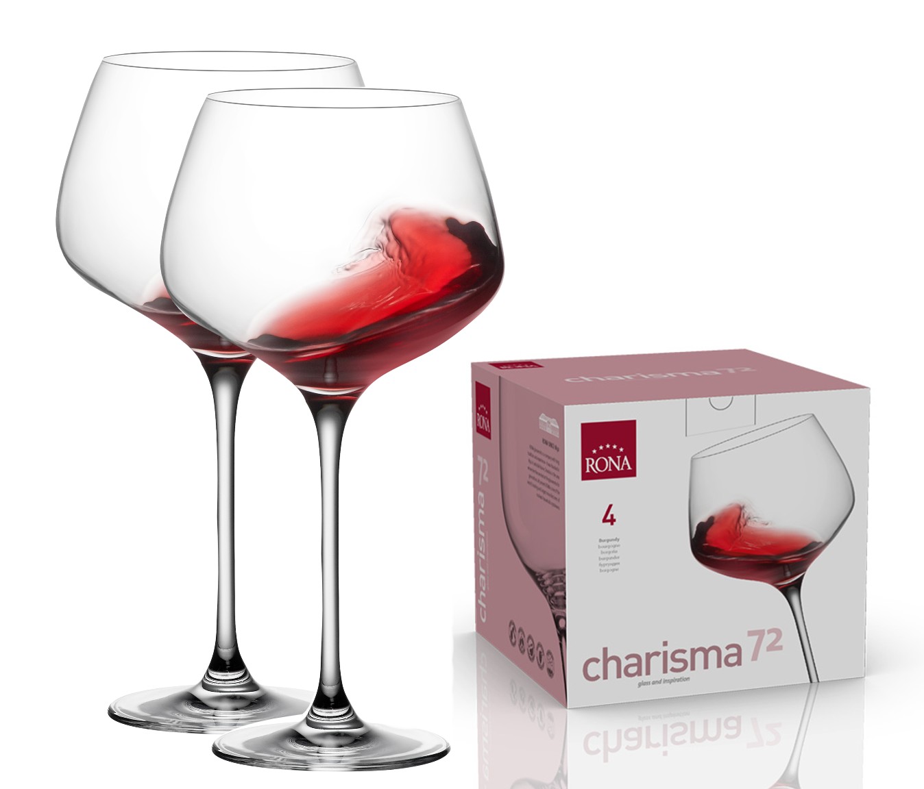 Poháre na víno Charisma 720ml burgundy (4KS)