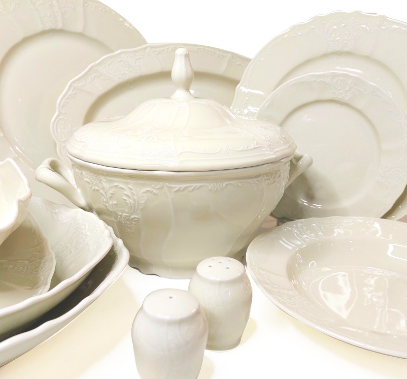 BERNADOTTE - Polievková misa 2,5L, slonová kosť, II.akosť