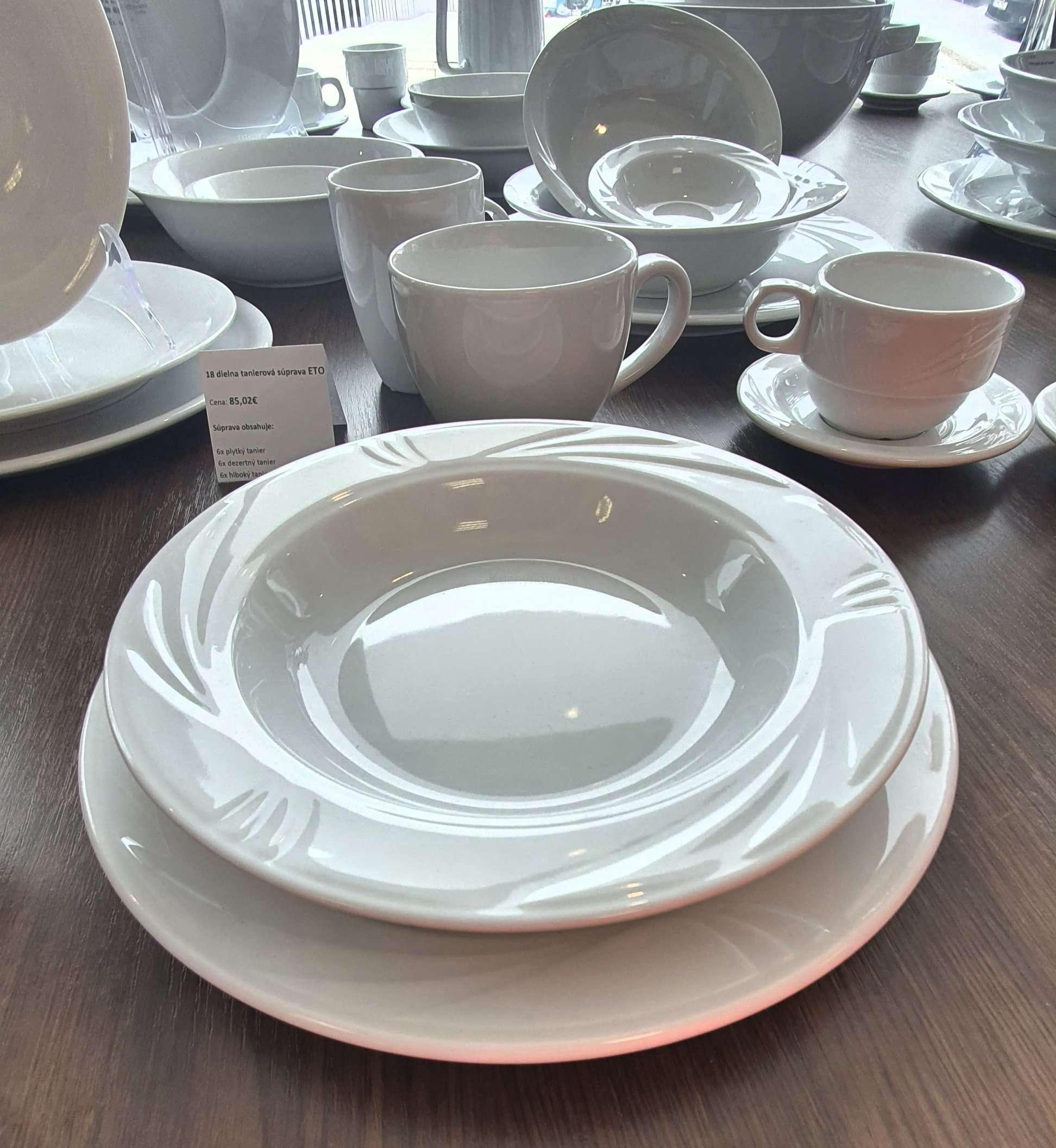 ARCADIA - šapó 0,22L + podšálka 14,5cm, biela
