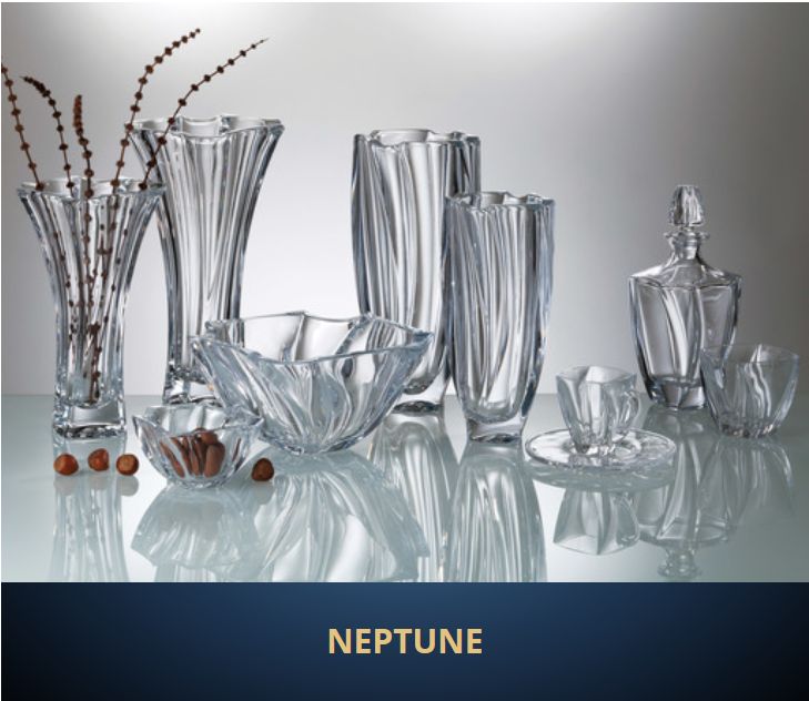 Krištáľová misa na nohe Neptune 25,5 cm (1ks)