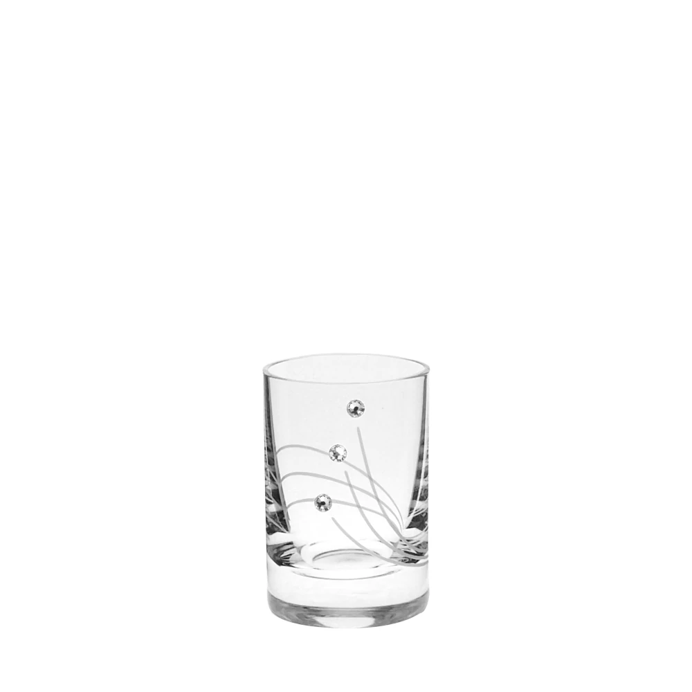 SET Drevená doska DEER + poháre Spirit 30538 Swarovski Crystals (1+6KS)