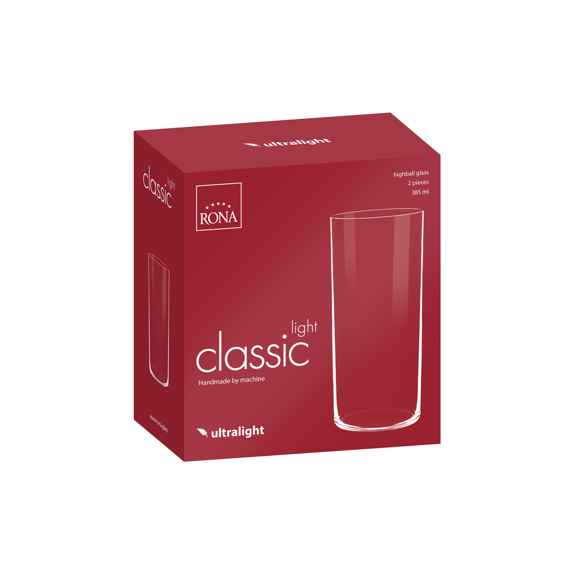 Pohár Classic Highball 385ml ultralight (2ks)