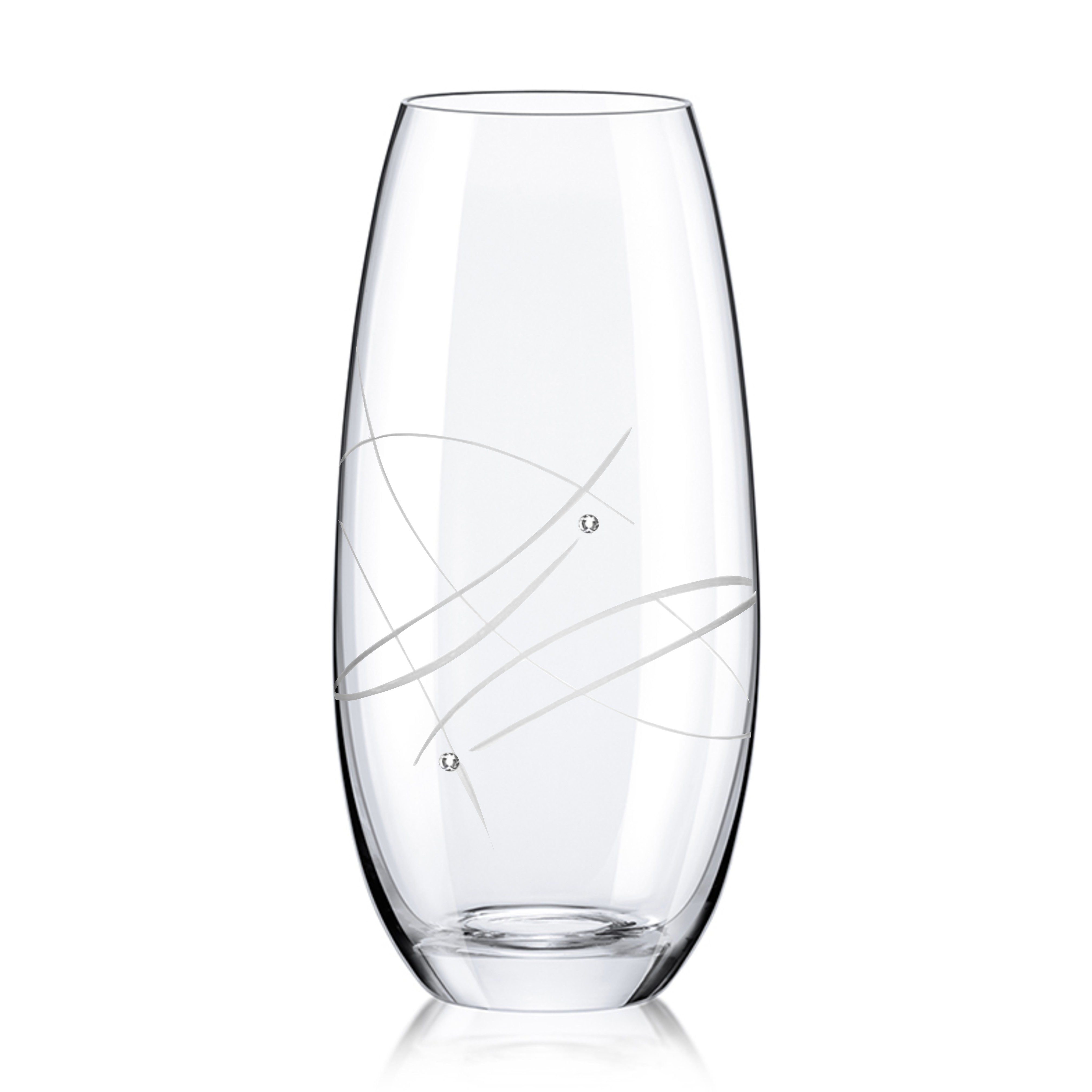 Váza 25cm 5691 dekor 27181 Crystals