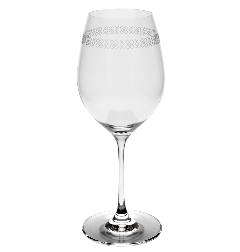 Poháre na víno 470ml Čičmany (6KS)