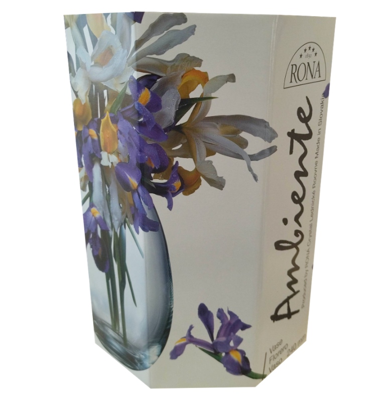 Váza na kvety Florero 24cm 5640 VÝPREDAJ (1ks)