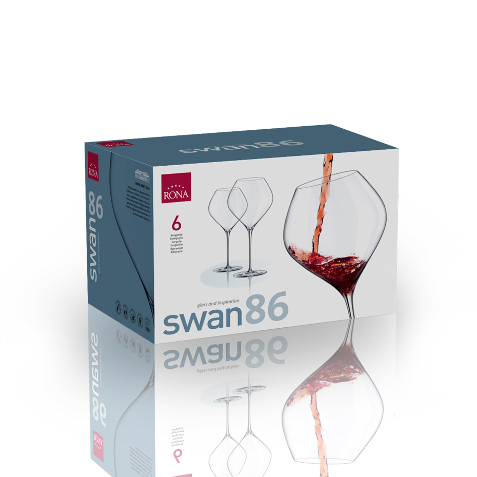 Poháre Burgundy Swan 860ml (6KS)