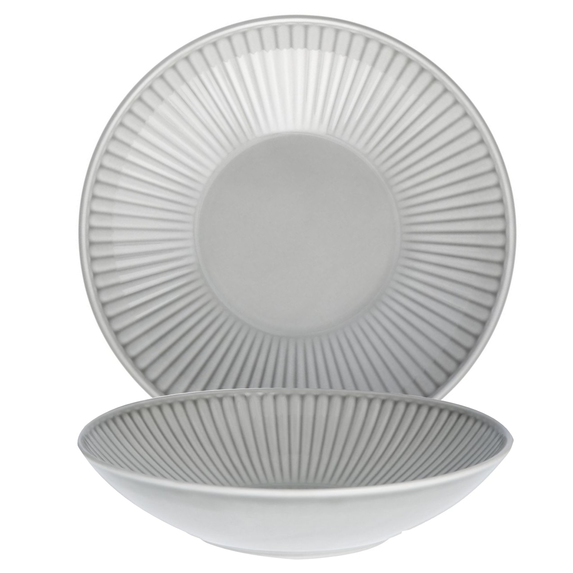 Hlboký tanier DALIA GREY 21,5 cm (1ks)