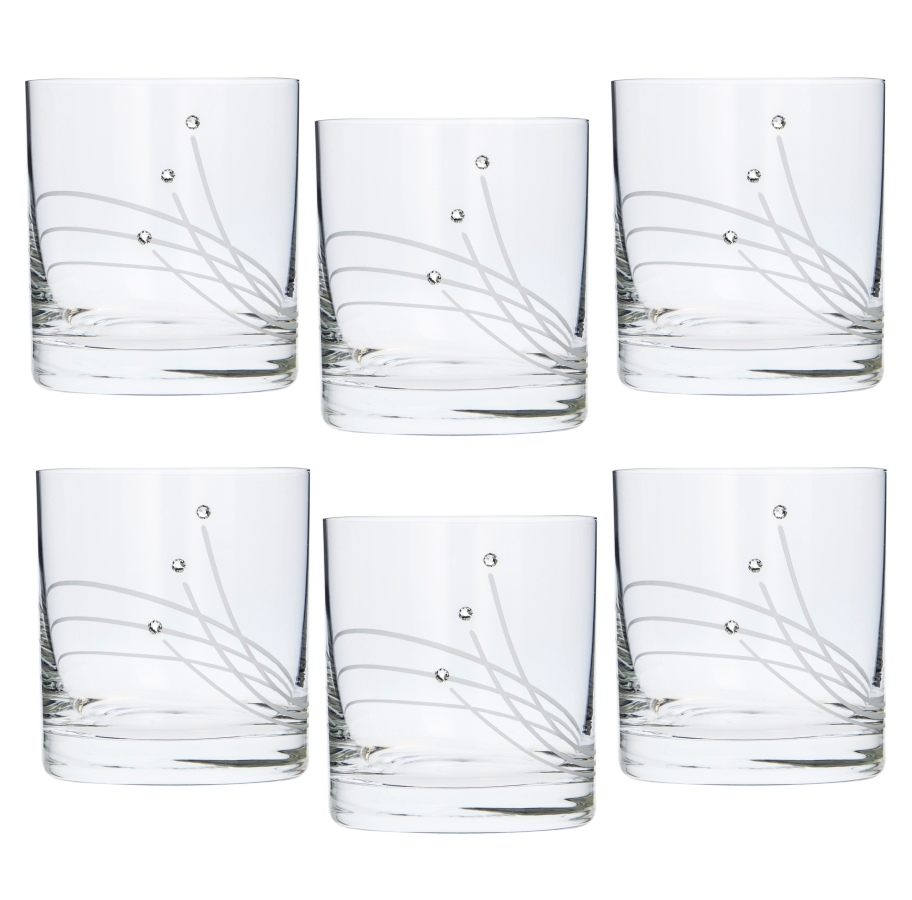 Pohár na vodu, whiskey 300ml 30538 Crystals (6KS)