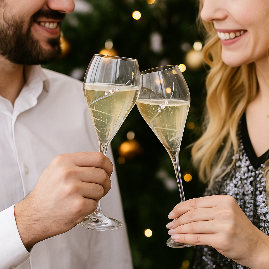 Poháre prosecco 230ml dekor 34799 Crystas (4 ks)