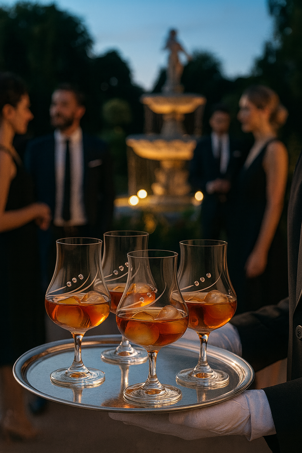 Poháre na rum 220ml dekor 34799 Crystals (4ks)