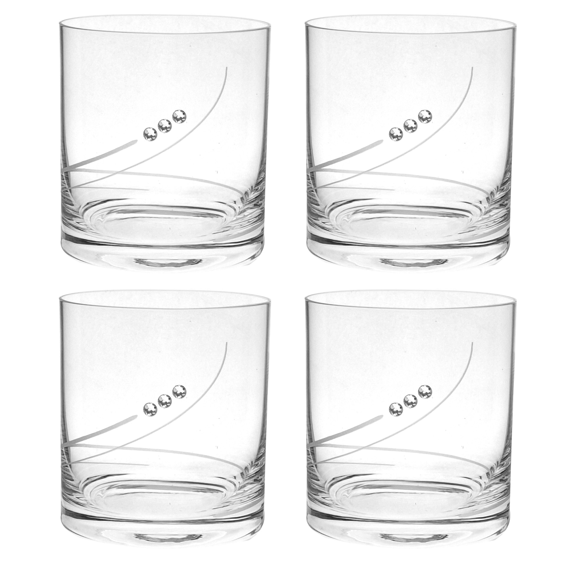 Poháre whisky 300ml dekor 34799 Crystals (4ks)