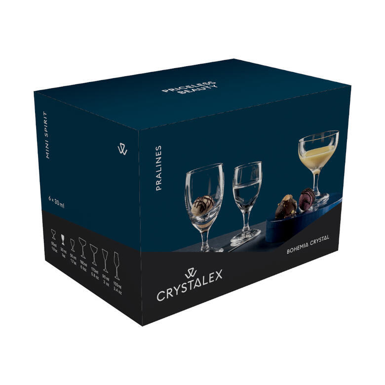 Poháre na martini, koktail Pralines 170 ml (4 ks)