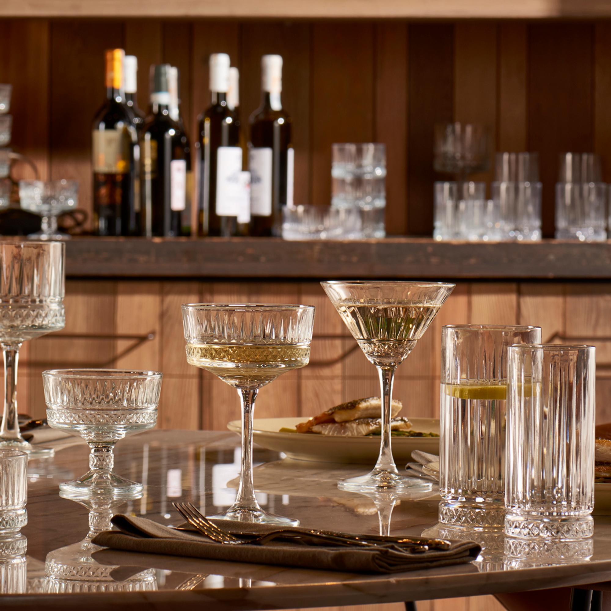 GASTRO Koktejlové, martini poháre ELYSIA 220 ml  (4 ks)