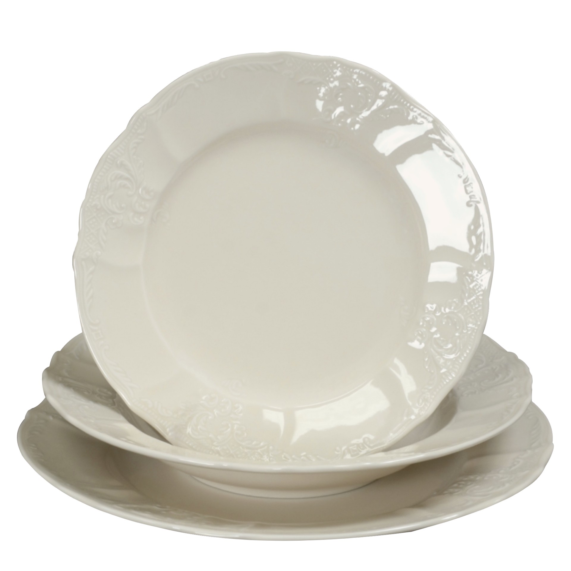 BERNADOTTE - plytký tanier 27 cm, II.A. slon. kosť