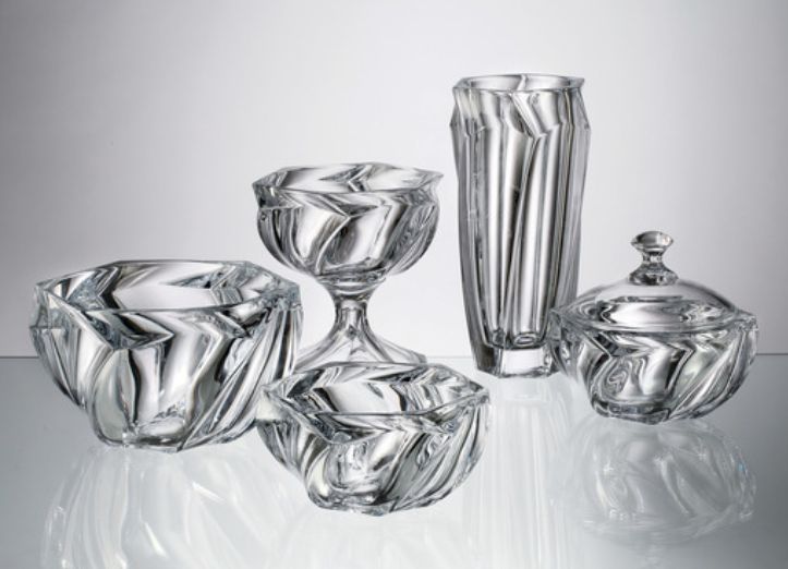 Krištáľová misa na nohe MACAO 26 cm (1ks)