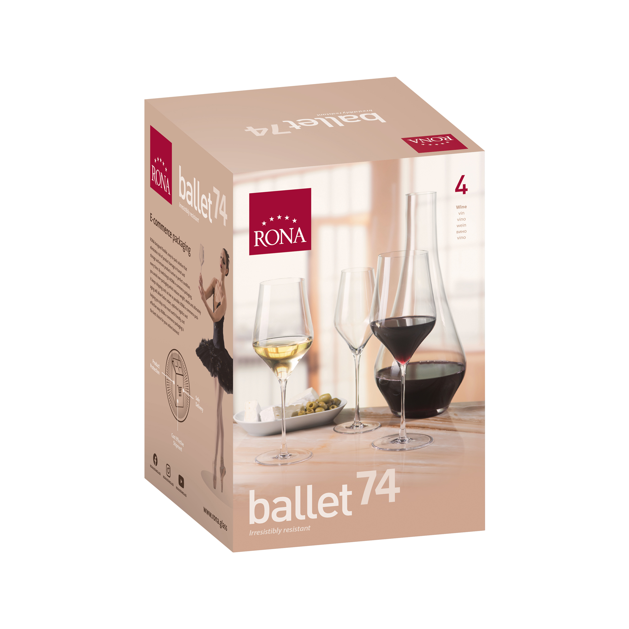 Ballet 680ml červené víno (4KS)