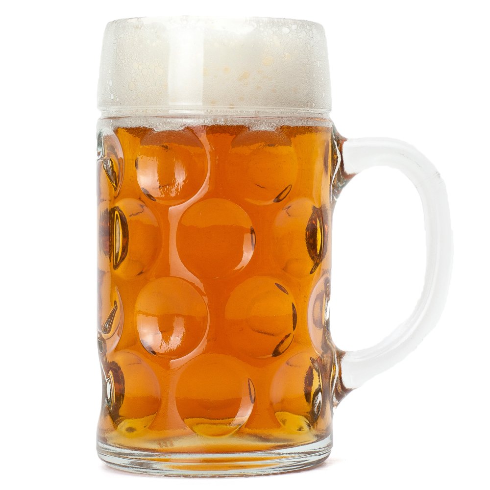 Krígel, tuplák na pivo ISAR 1l s ciachou (1 ks)