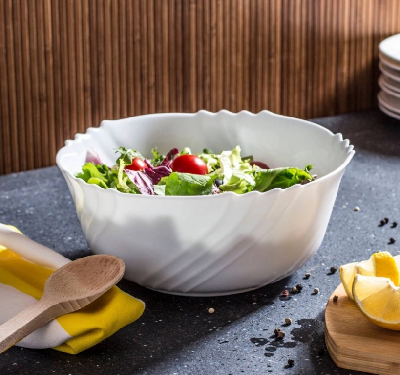 Tanierová obedová súprava z opálového skla EBRO (26 dielna)