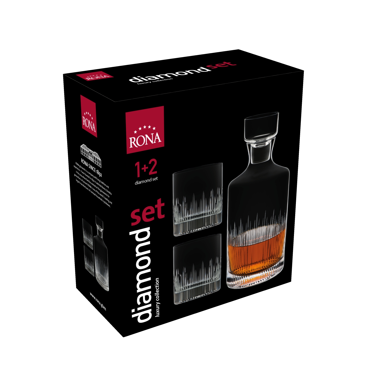 Whisky set RONA Diamond 1+2 ks
