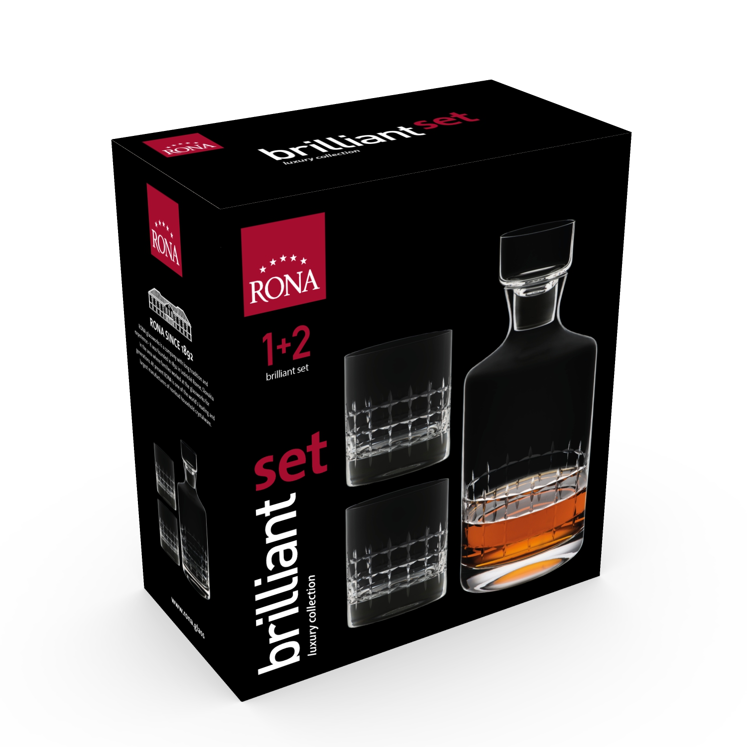 Whisky set RONA Briliant 1+2 ks