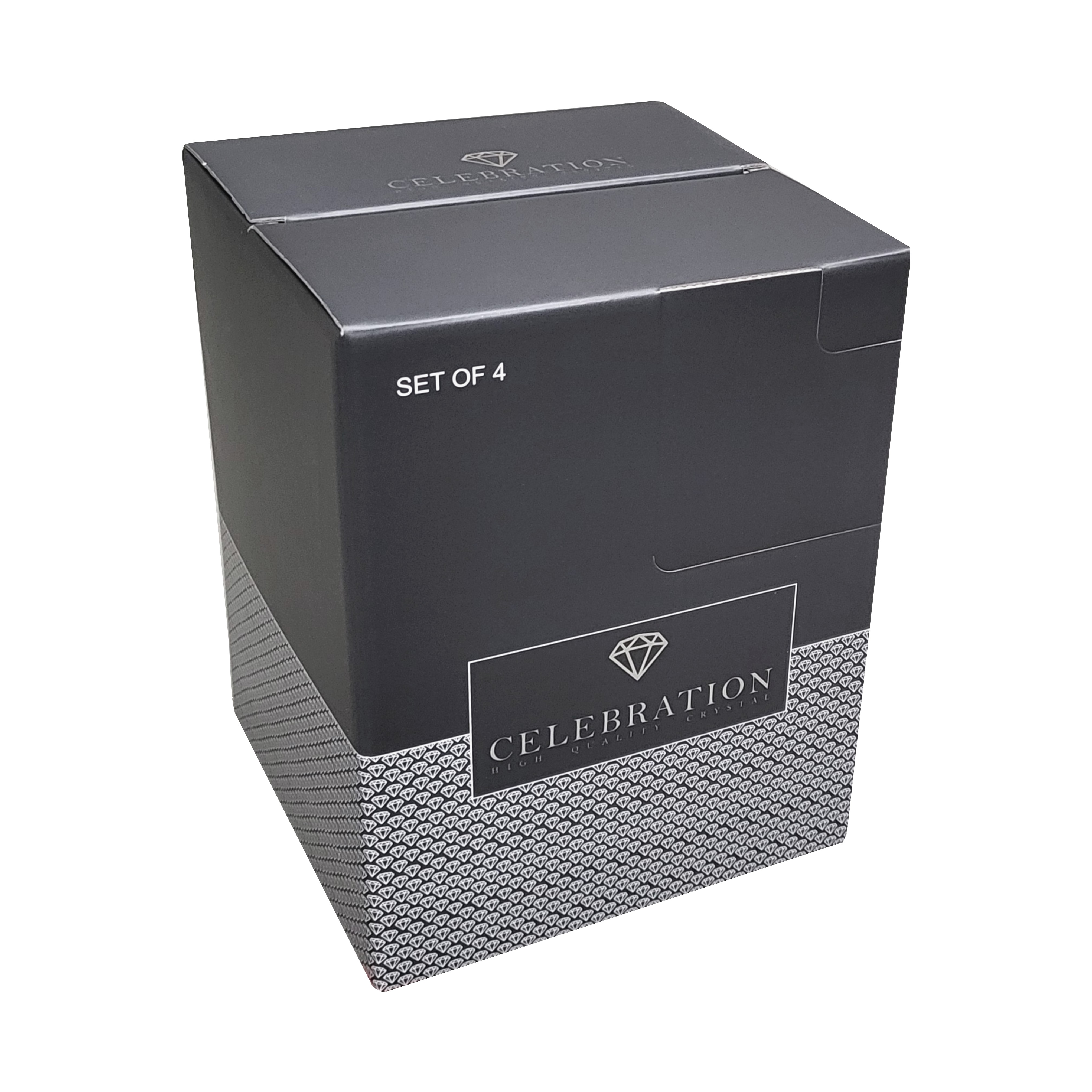 Poháre na vodu globo 350ml FLORA Crystals (4ks)