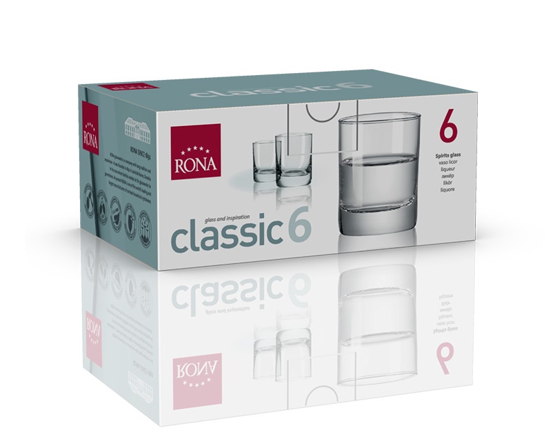 Pohár na destiláty Classic Spirits Glass 60ml (6KS)