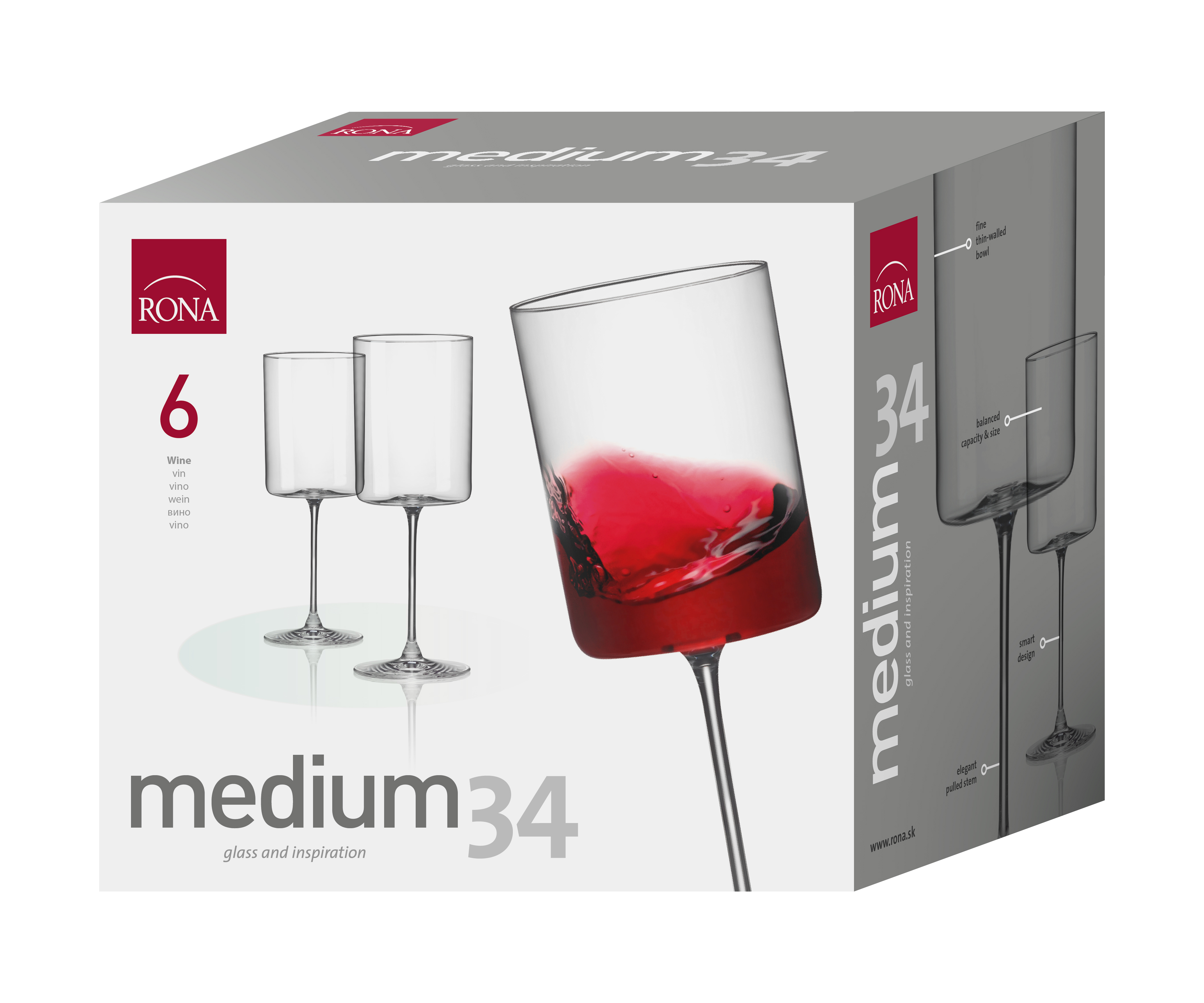 Medium 500ml na víno (6KS)