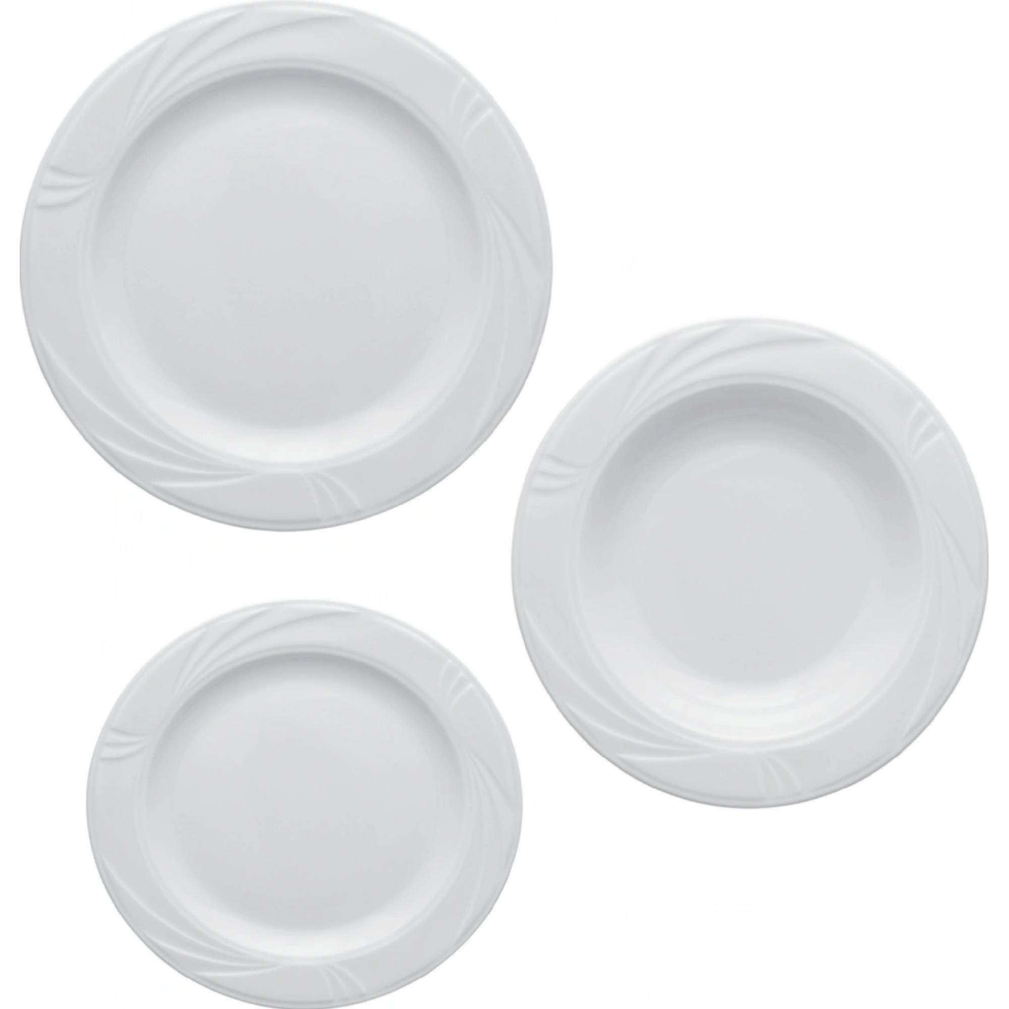 ARCADIA - plytký tanier 30,5 cm, biela