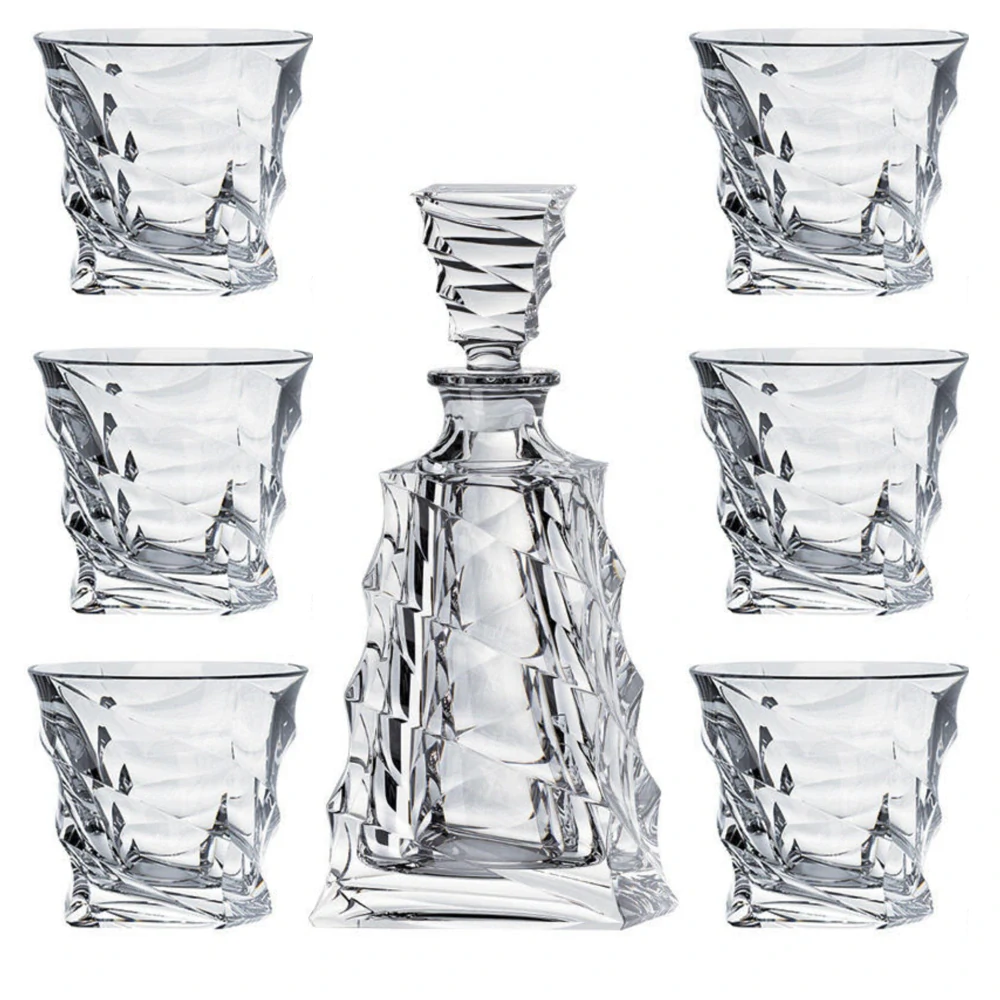 Whisky set Casablanca fľaša 620ml + 6 pohárov 300 ml