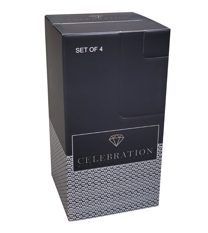 Poháre na šampanské 210ml dekor 34799 Crystals (4ks)