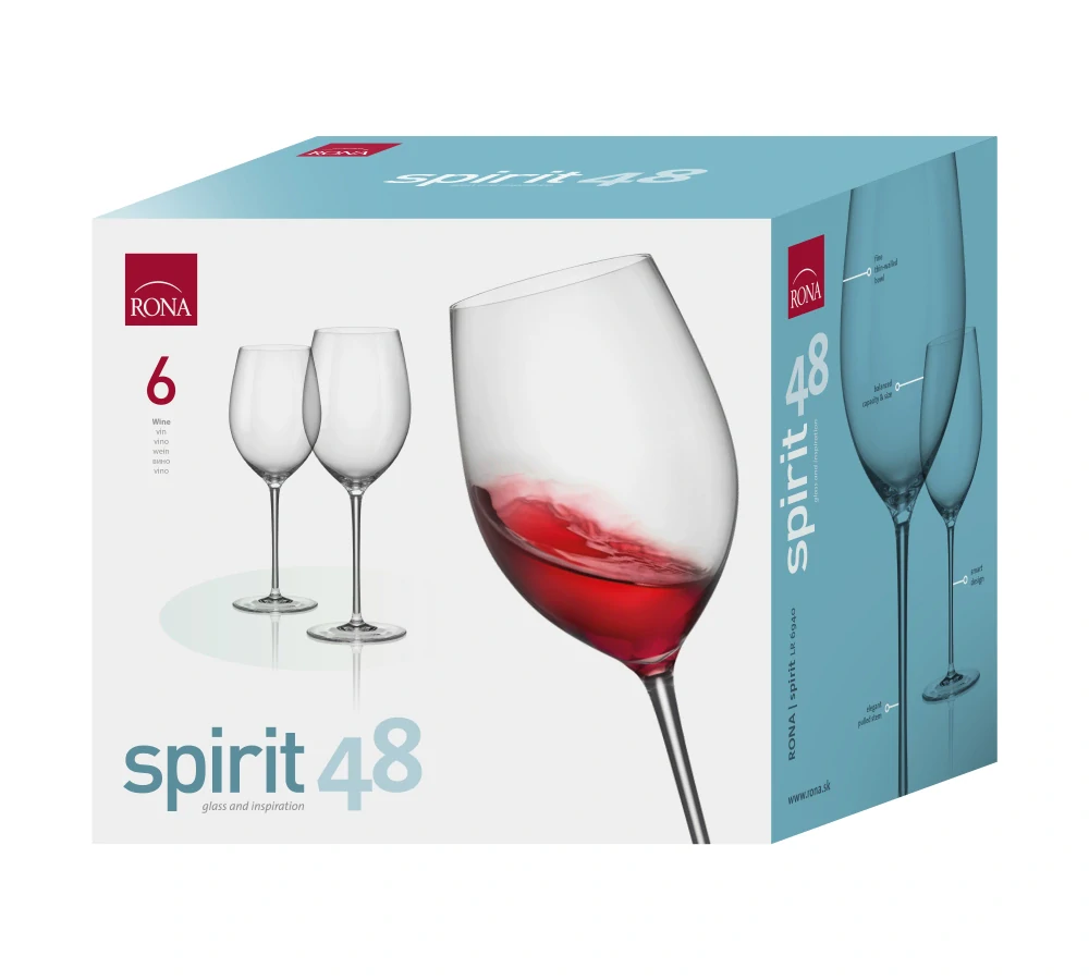 Poháre na víno Spirit RONA 580 ml (6ks)