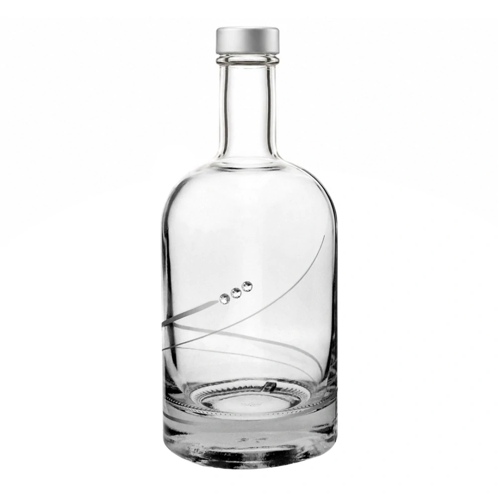 Darčeková súprava fľaša 500 ml s pohárikmi Crystals 34799