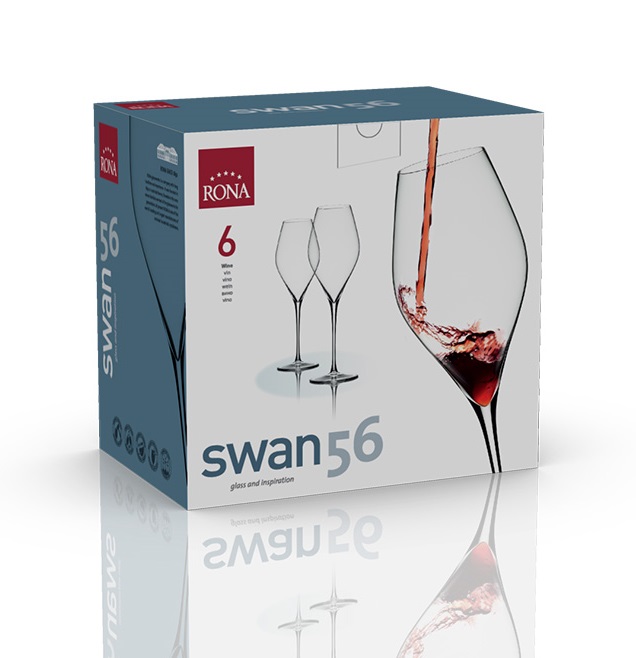 Pohár na víno Swan 560ml (6KS)