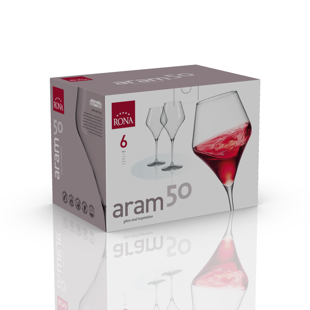 Pohár na víno Aram 500ml (6KS)